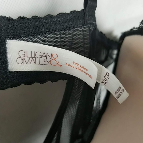 𝅺GILLIGAN & O'Malley Black Lace Babydoll I XS - Picture 4 of 5